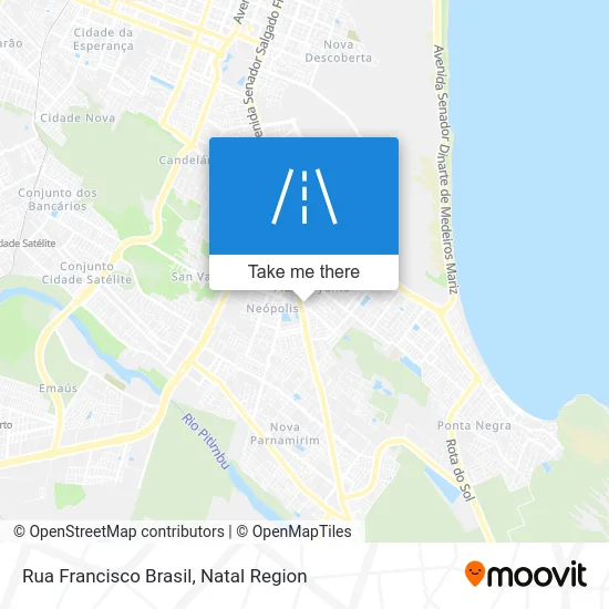 Rua Francisco Brasil map