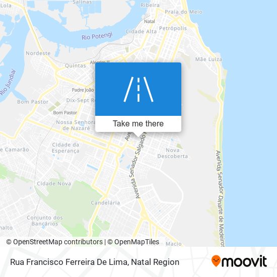 Mapa Rua Francisco Ferreira De Lima