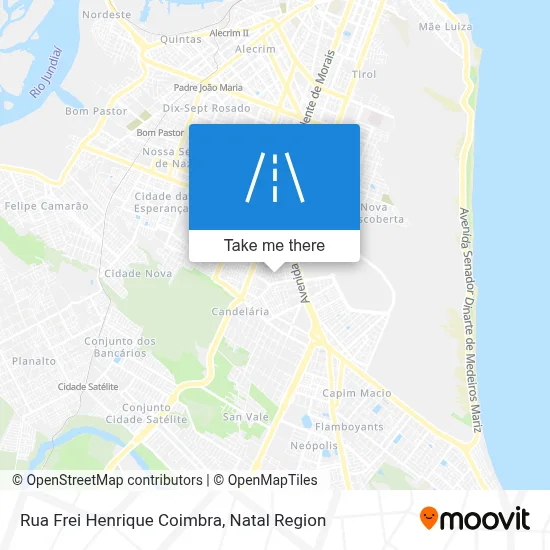 Rua Frei Henrique Coimbra map