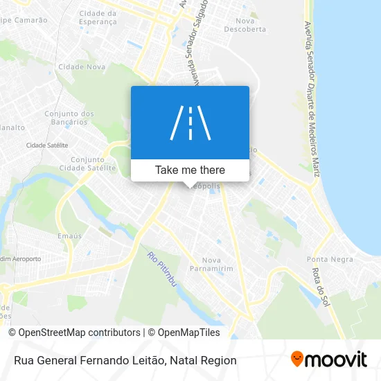 Rua General Fernando Leitão map