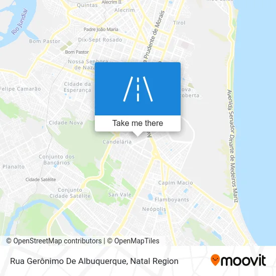Rua Gerônimo De Albuquerque map