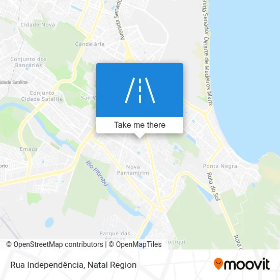 Rua Independência map