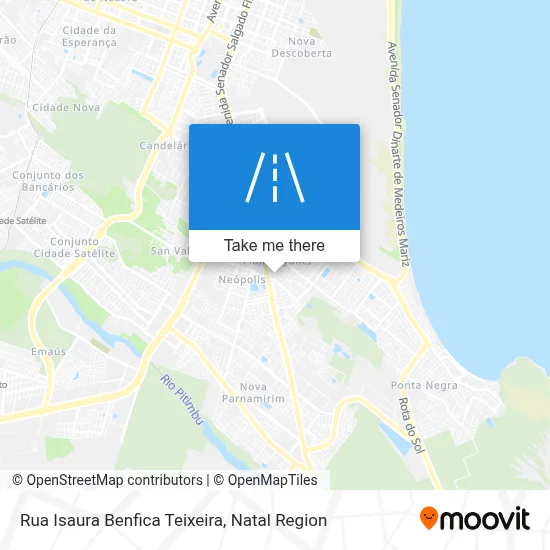 Rua Isaura Benfica Teixeira map
