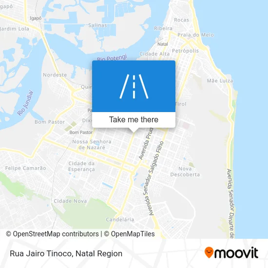 Rua Jairo Tinoco map