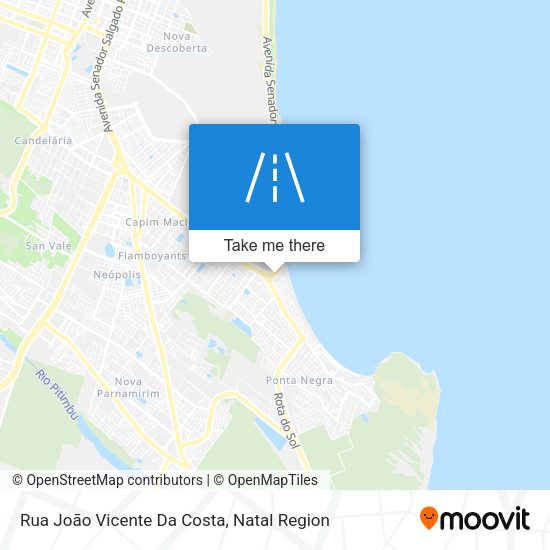 Rua João Vicente Da Costa map