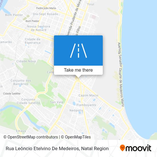 Rua Leôncio Etelvino De Medeiros map
