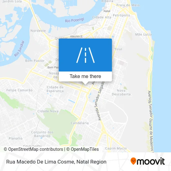 Rua Macedo De Lima Cosme map
