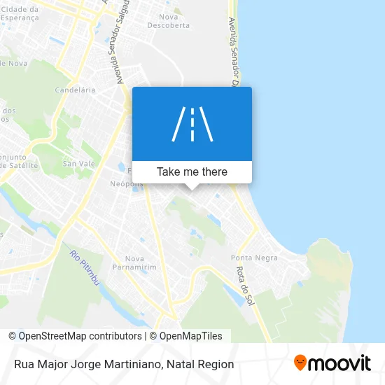 Rua Major Jorge Martiniano map