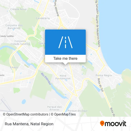 Rua Mantena map