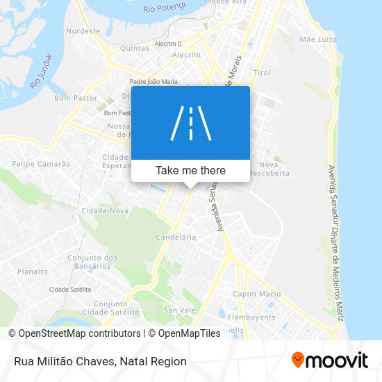 Rua Militão Chaves map