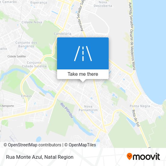 Rua Monte Azul map