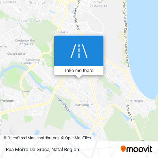 Mapa Rua Morro Da Graça