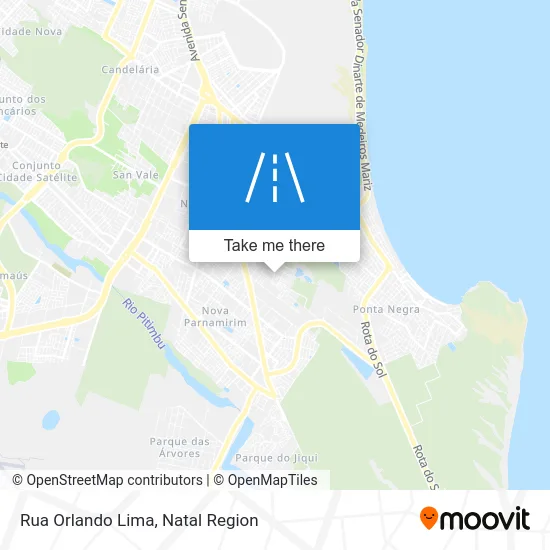 Rua Orlando Lima map