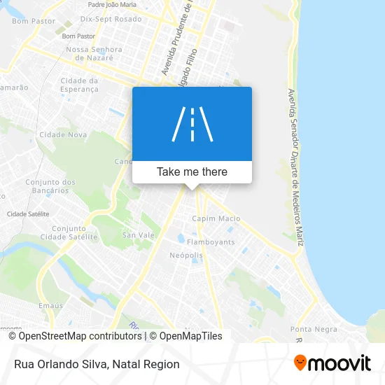 Rua Orlando Silva map