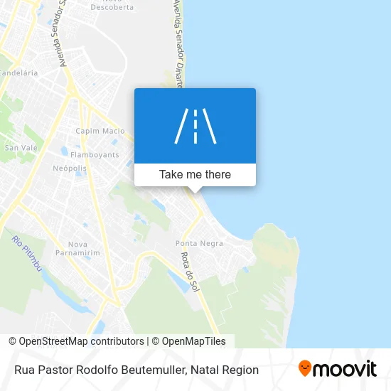 Rua Pastor Rodolfo Beutemuller map