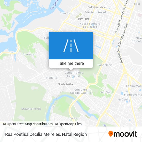 Mapa Rua Poetisa Cecília Meireles