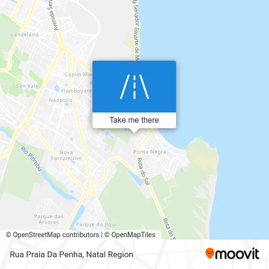 Rua Praia Da Penha map