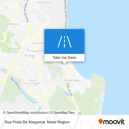 Rua Praia De Alagamar map
