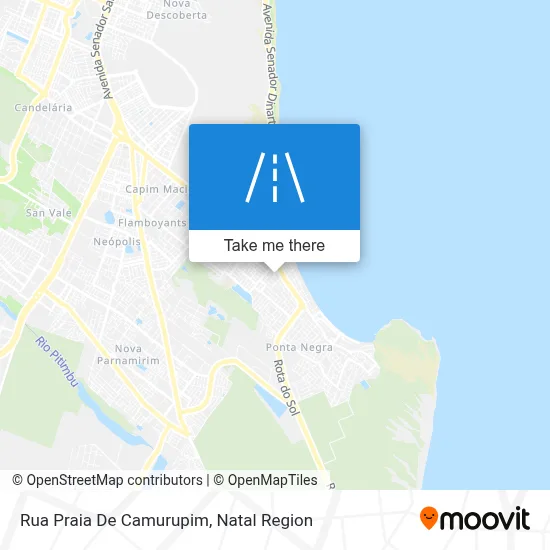 Rua Praia De Camurupim map