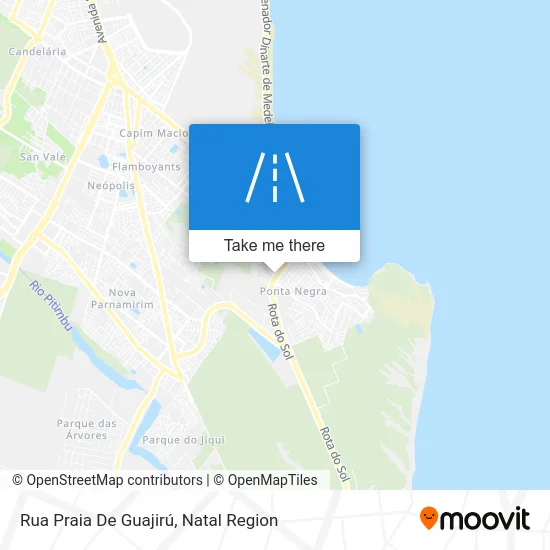 Rua Praia De Guajirú map