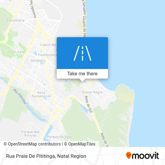 Rua Praia De Pititinga map