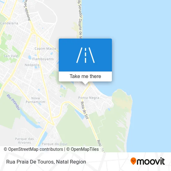 Rua Praia De Touros map