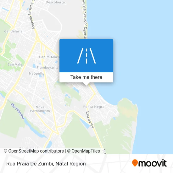 Rua Praia De Zumbi map