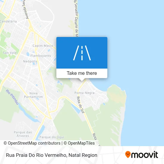 Rua Praia Do Rio Vermelho map