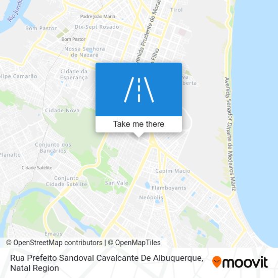 Rua Prefeito Sandoval Cavalcante De Albuquerque map