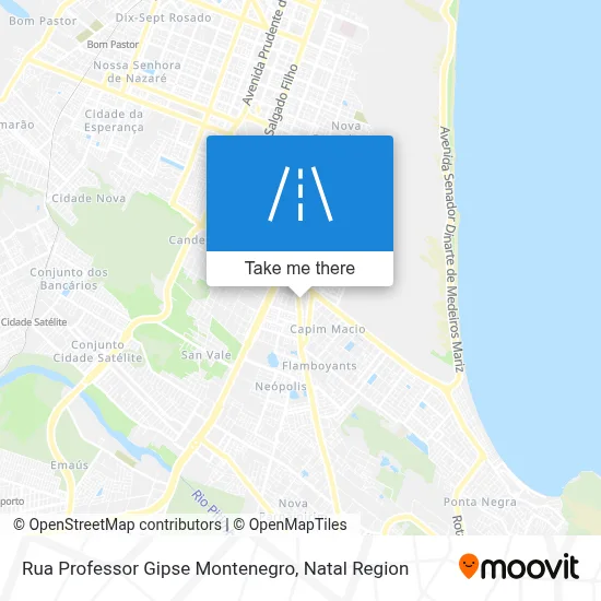 Rua Professor Gipse Montenegro map