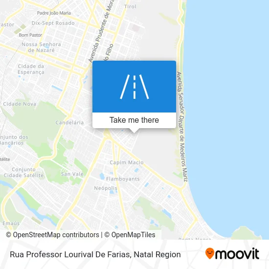 Rua Professor Lourival De Farias map
