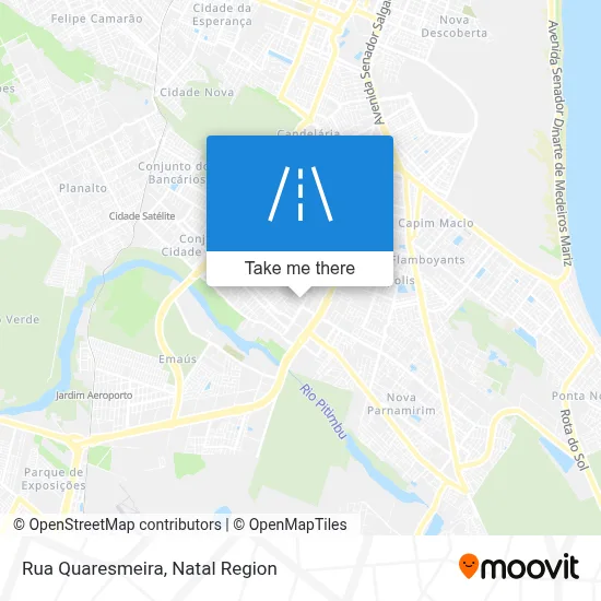 Rua Quaresmeira map