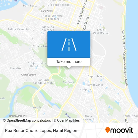 Rua Reitor Onofre Lopes map