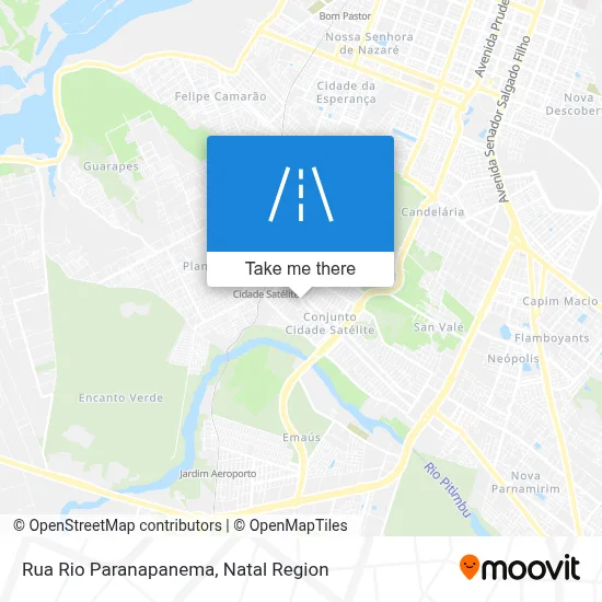 Rua Rio Paranapanema map
