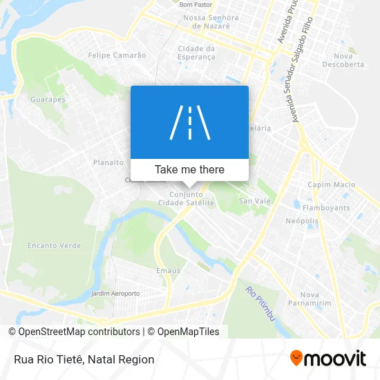Rua Rio Tietê map