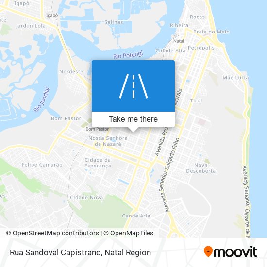 Rua Sandoval Capistrano map