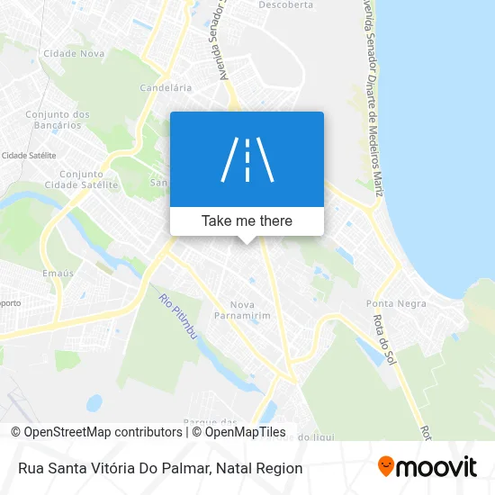 Rua Santa Vitória Do Palmar map