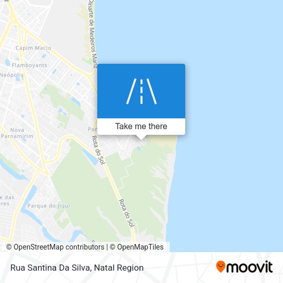 Rua Santina Da Silva map