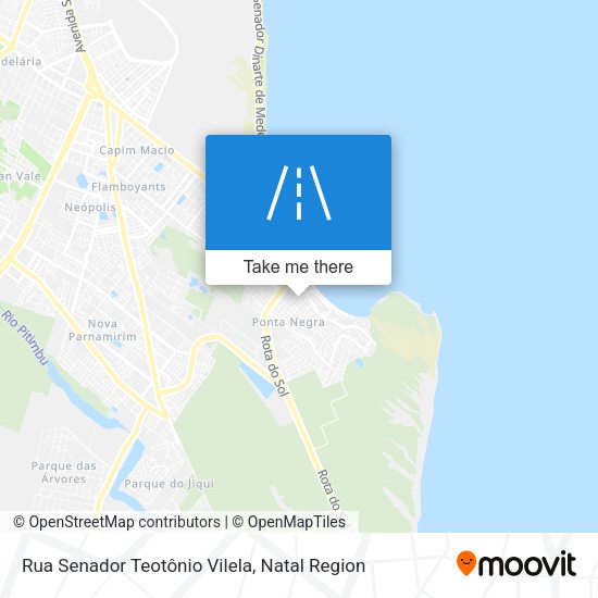 Rua Senador Teotônio Vilela map