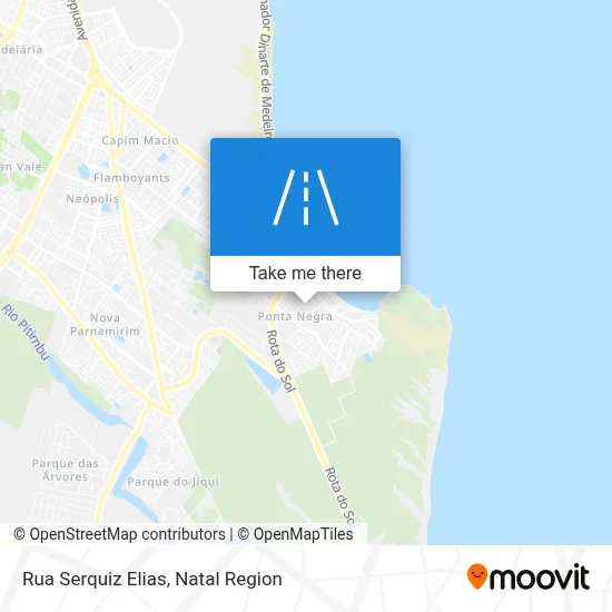 Rua Serquiz Elias map
