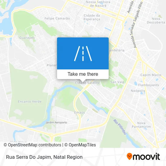 Rua Serra Do Japim map