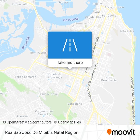 Rua São José De Mipibu map