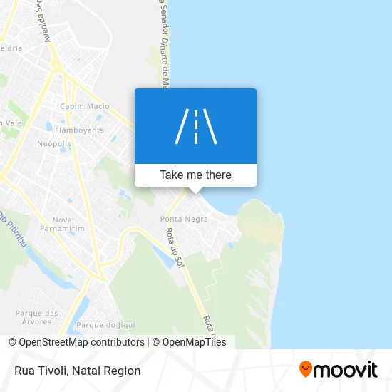 Rua Tivoli map