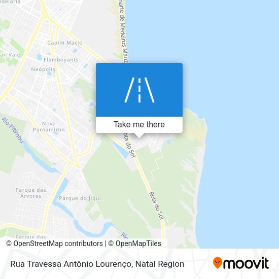 Rua Travessa Antônio Lourenço map
