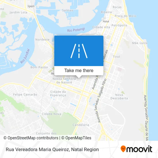 Rua Vereadora Maria Queiroz map