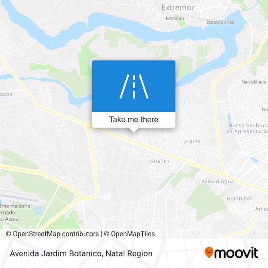 Avenida Jardim Botanico map