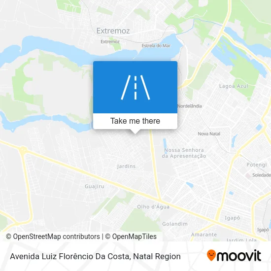 Avenida Luiz Florêncio Da Costa map
