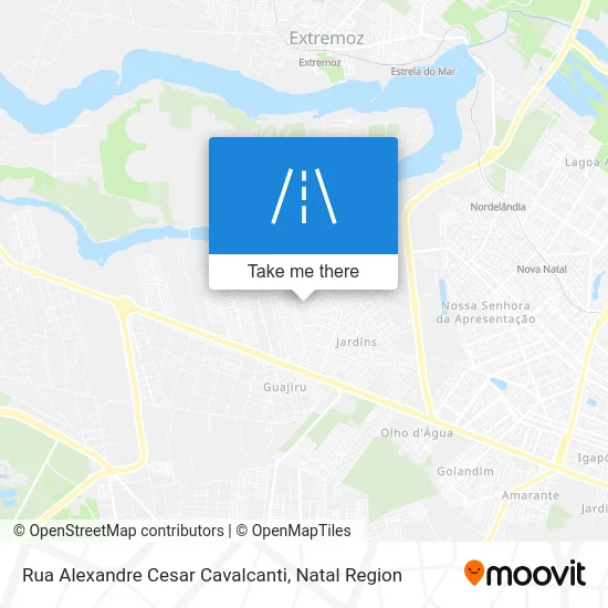 Rua Alexandre Cesar Cavalcanti map