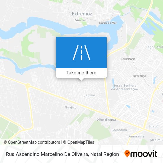 Rua Ascendino Marcelino De Oliveira map