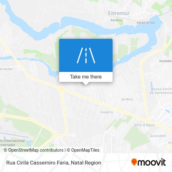 Rua Cirila Cassemiro Faria map